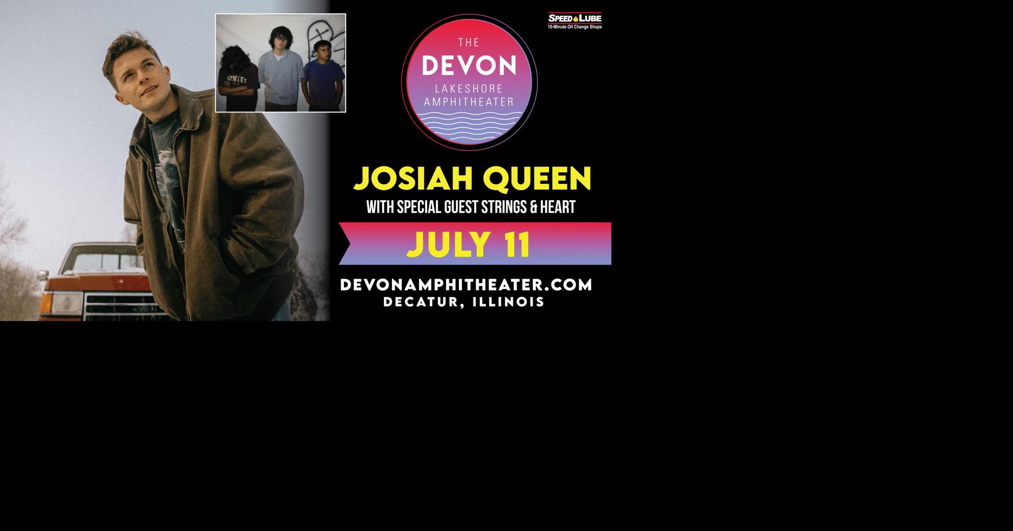 Christian music artist Josiah Queen coming to The Devon