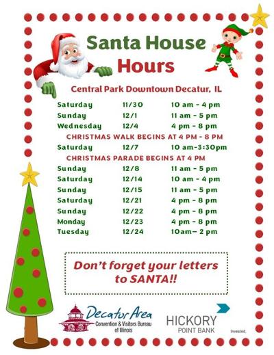 Santa Claus at the Transfer House in Decatur: