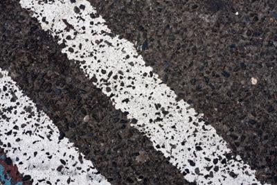 Double White Lines on the Road, parking