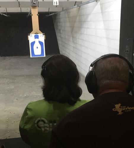 On Target: Woman overcomes blindness to target shoot