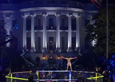 APTOPIX UFC Freedom 250 Trump
