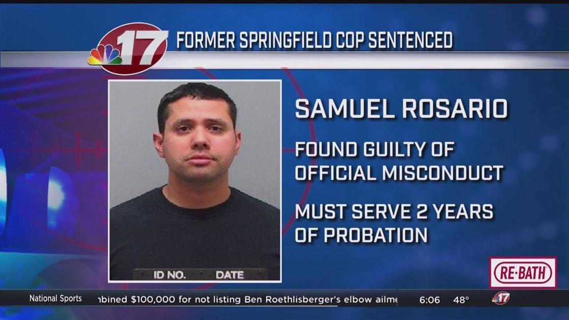 Former Springfield officer gets probation for official misconduct | Top Stories | wandtv.com