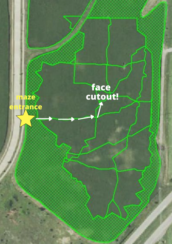 Clearview Farm Maze Map