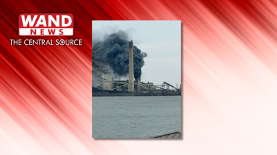 Fire at CWLP stack in Springfield