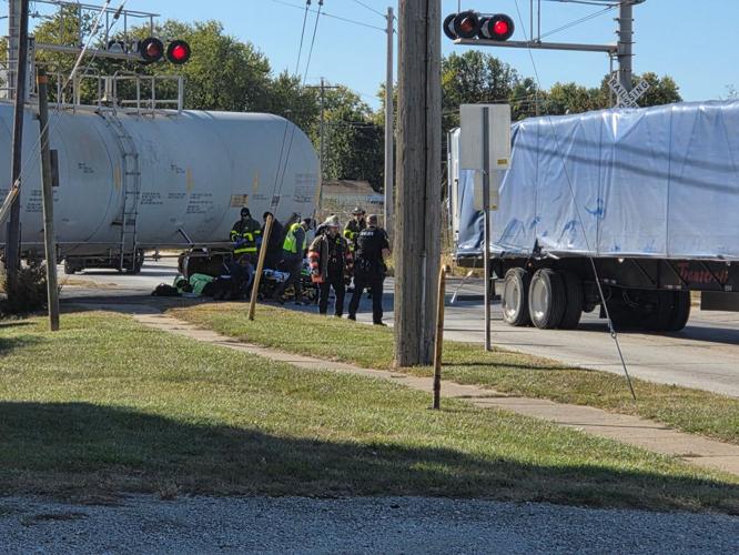 train vs semi EMS Decatur