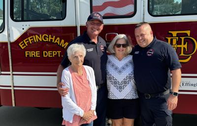 Anhydrous ammonia hazmat incident survivor reunites with Effingham Fire Dept.