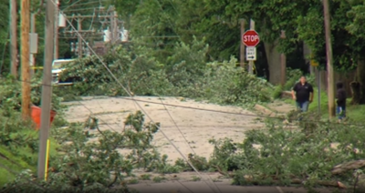 Storm damage