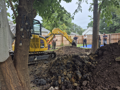 Auburn excavation, search continues for missing woman