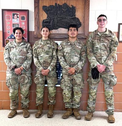 IL national guard soliders help motorcyclist