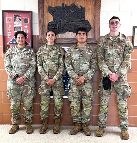 IL national guard soliders help motorcyclist