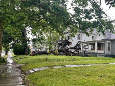 Storm damaged house 6.17.26