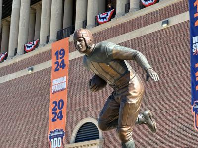 Red Grange Statue