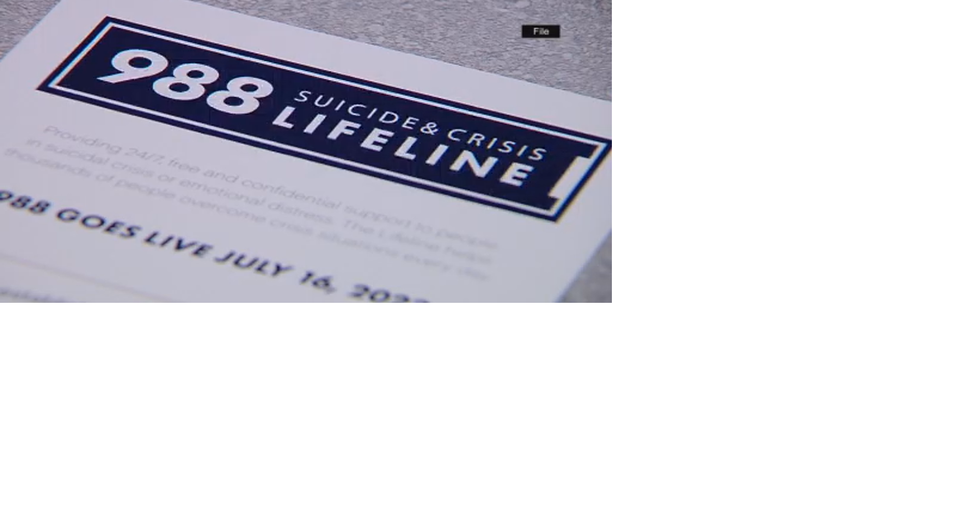 Bill requiring 988 info in public buildings, suicide prevention curriculum in schools heads to Pritzker's desk
