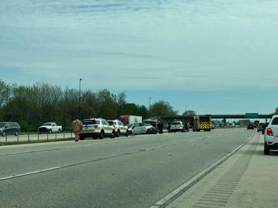 Crash on I-55 southbound April 19, 2024
