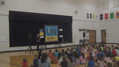 "I Am UnAFRAid" anti bullying program tours through Elementary schools across Central Illinois
