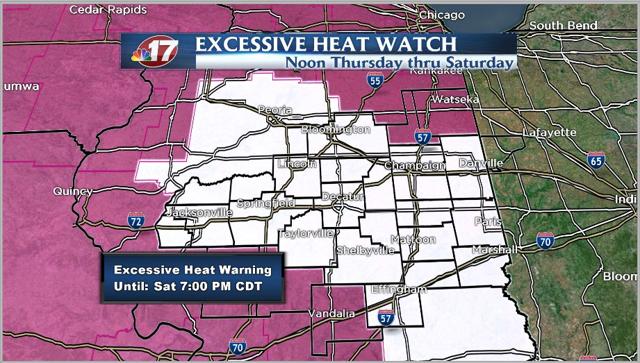 Excessive Heat Warning Issued | Top Stories | wandtv.com