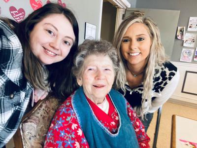 Good Shepherd staff delivers valentines