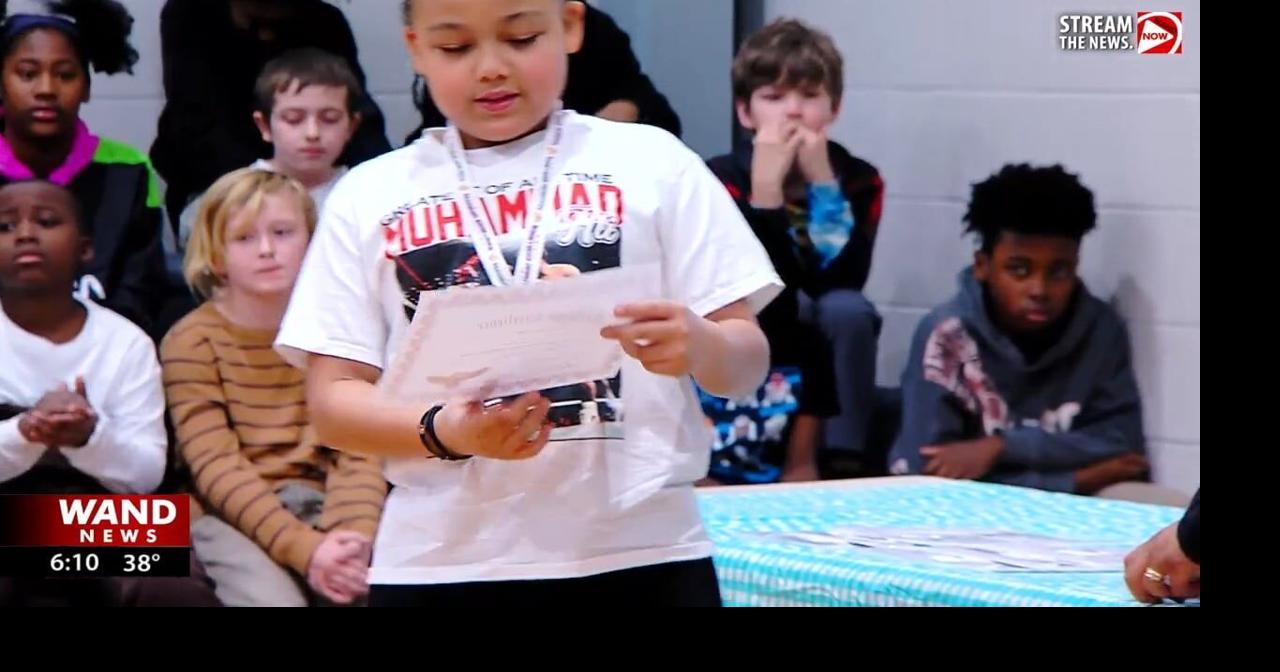 Local school celebrates start of Olympics with medal ceremony
