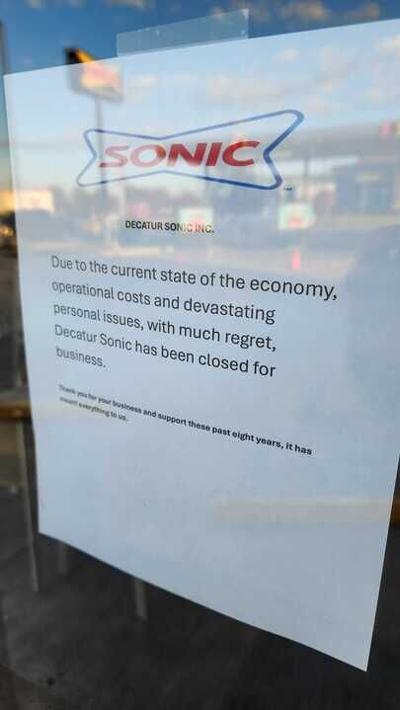 Decatur Sonic location closes