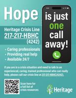 Heritage Behavioral Health crisis line