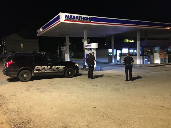 Police presence at Decatur Gas Station Top Stories