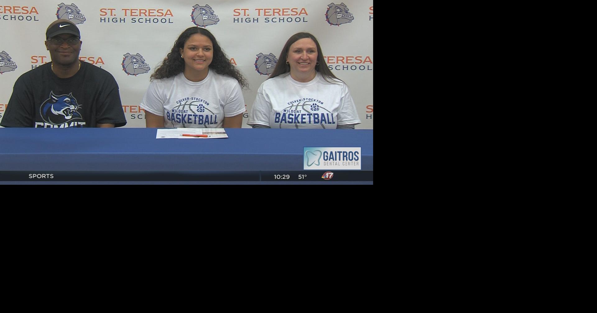 St. Teresa's Newbon signs NLI to play at CulverStockton College