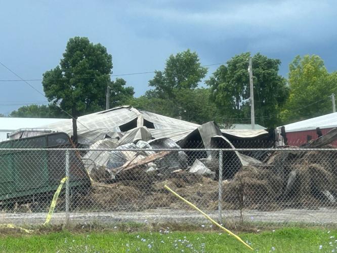Coles County Fairground horse barn fire