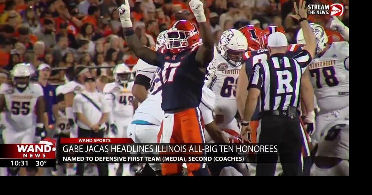 Illinois football secures 11 All-Big Ten honors, headlined by linebacker Gabe Jacas