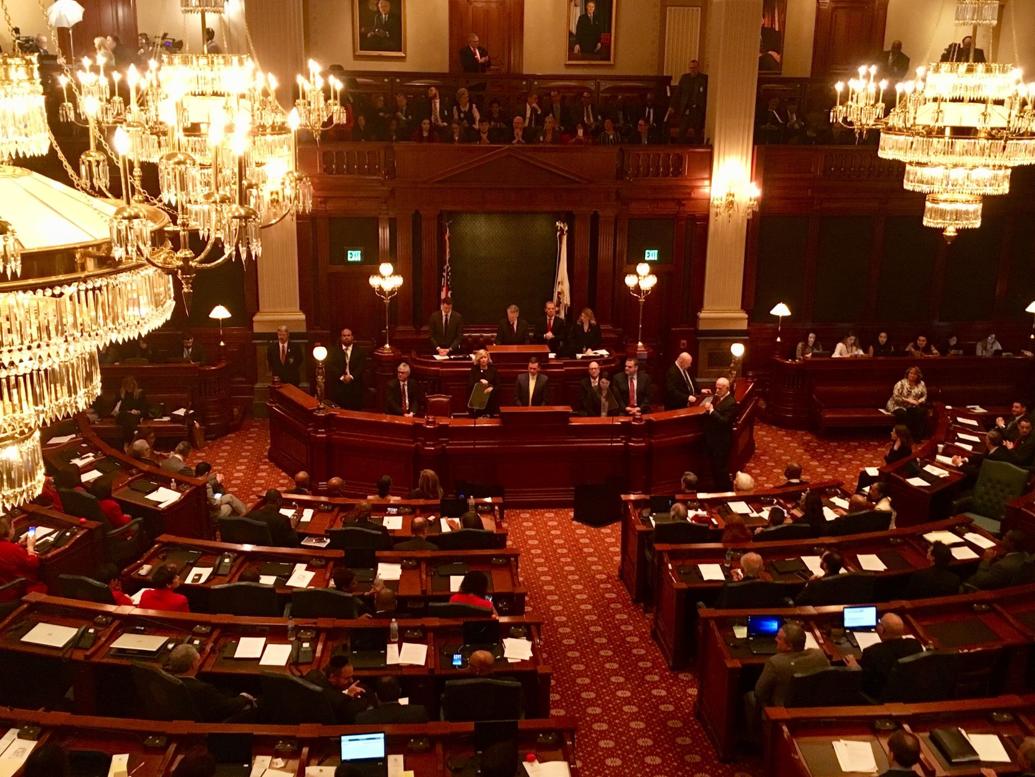 Joint session of the Illinois Legislature