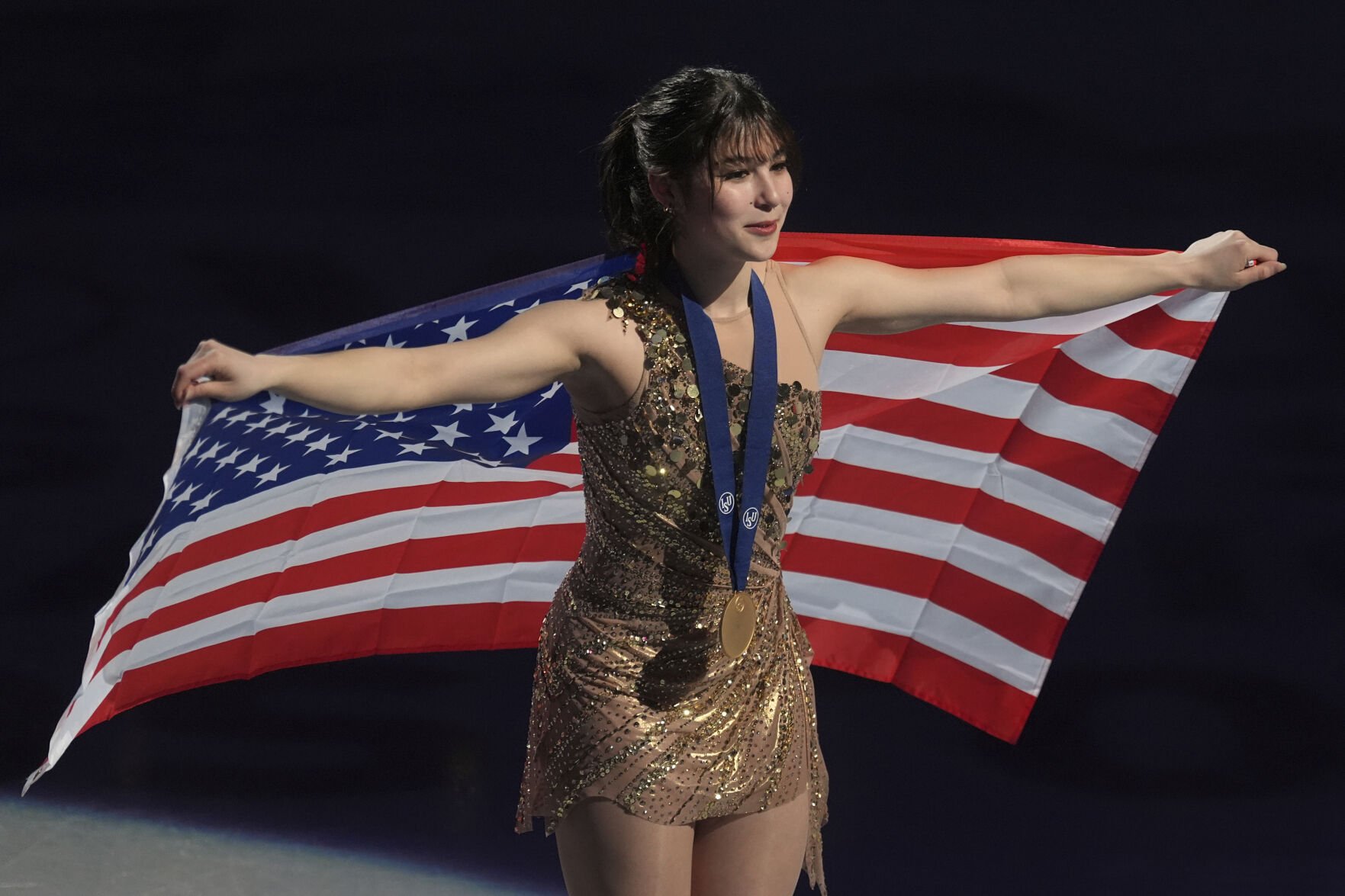 Alysa Liu is first U.S. woman to win figure skating world title in 19