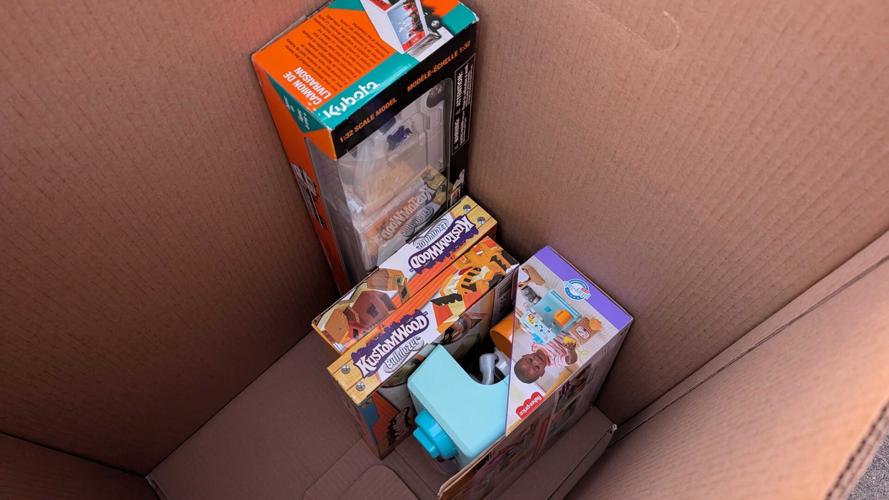 Donated toys for Spirit of Giving