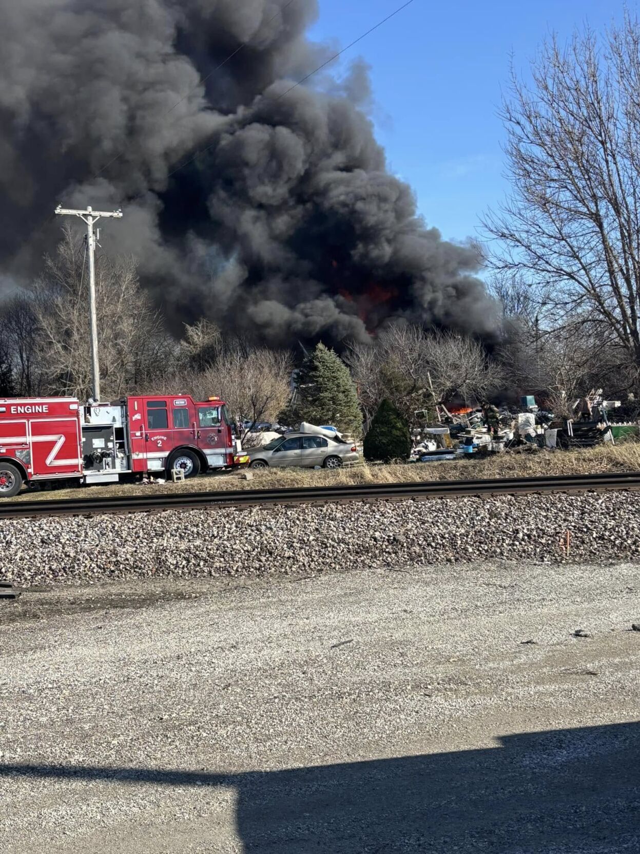 Fire in 3000 block of S. Spresser St., Taylorville