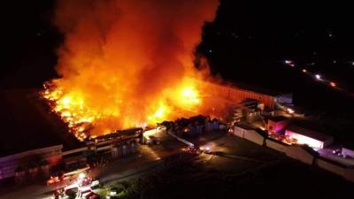 Chicken farm fire in Marion County