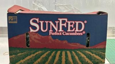 Recalled cucumbers