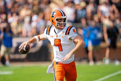 Luke Altmyer passing milestone vs. Purdue