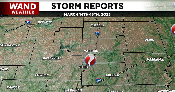 NWS confirms 3 tornadoes across central Illinois NWS confirms 3 tornadoes across central Illinois