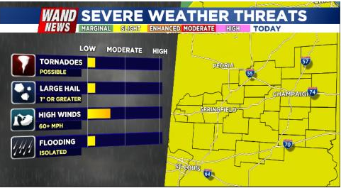 Severe weather warning for Central Illinois | Top Stories | wandtv.com