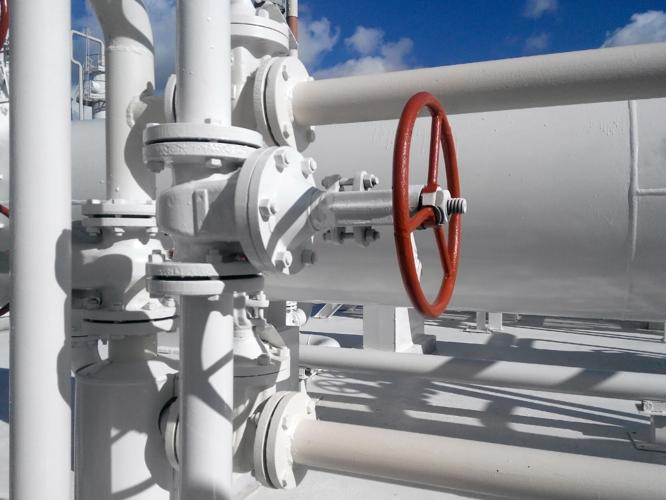 Oil pipeline, heavy industry