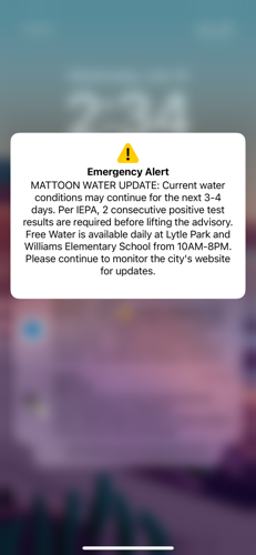 Mattoon emergency alert
