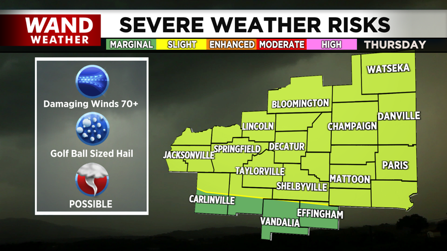 Slight risk for severe storms rolls in on Thursday.png
