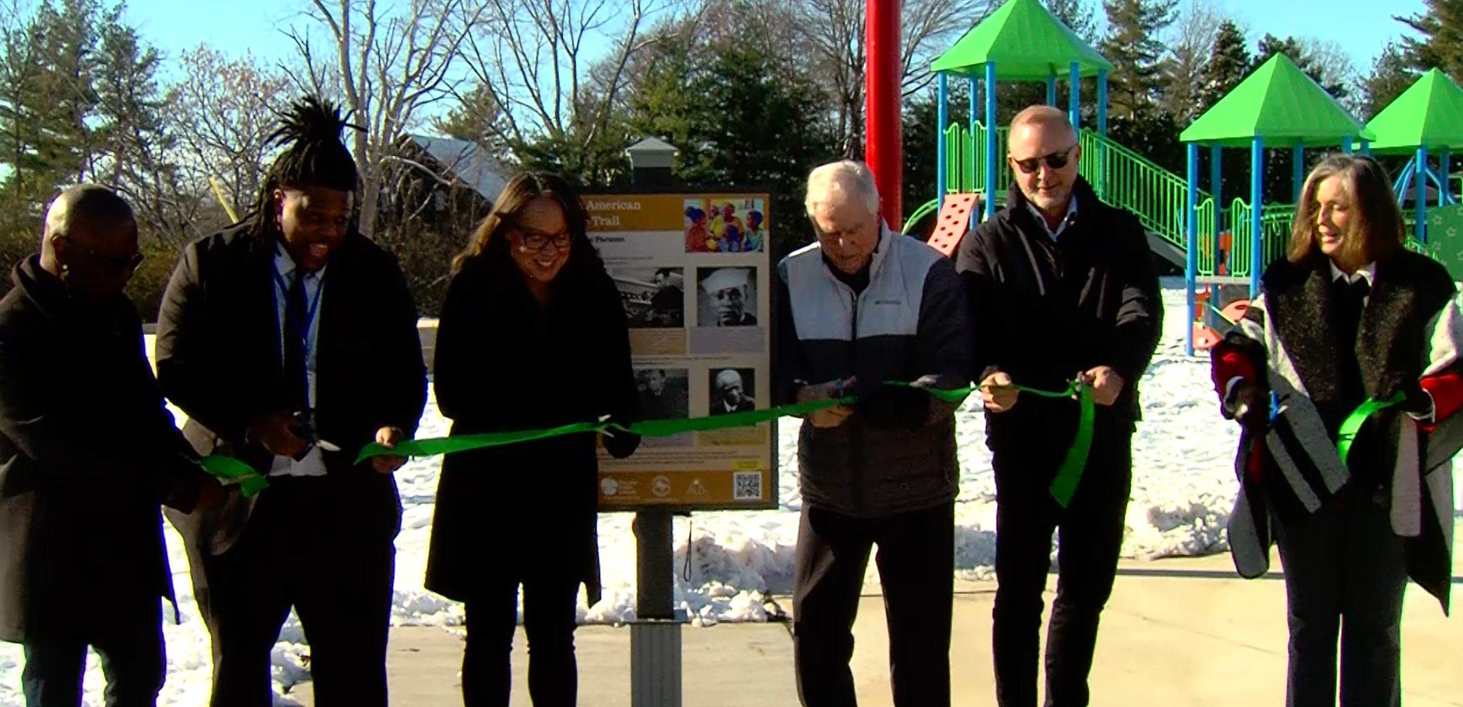 African American Heritage Trail marker ribbon-cutting 12/4/25