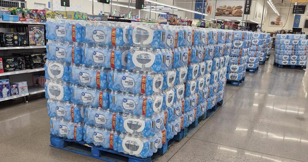 Water inside Mattoon Walmart