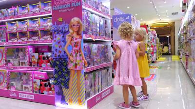 Dolls, toys, shopping, kids, Barbie