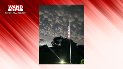 Cotton ball clouds in Warrensburg