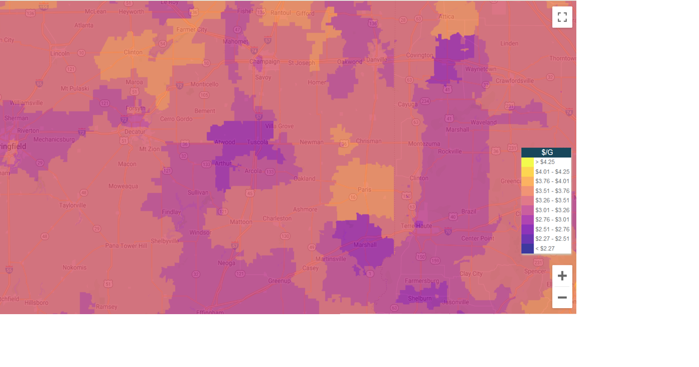 Gas under 3/gallon in Tuscola Top Stories