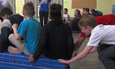Gym class Olympics feature tough competition