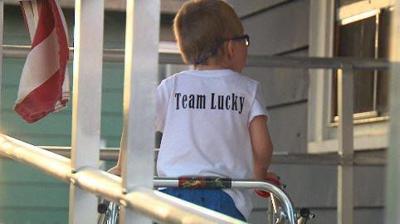 'Lucky' Decatur boy battles brain condition against all odds