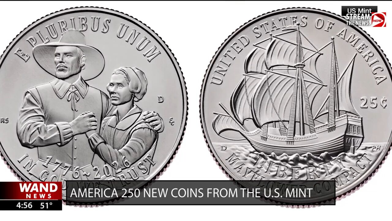 New coin to celebrate the USA's 250th birthday | Videos | wandtv.com