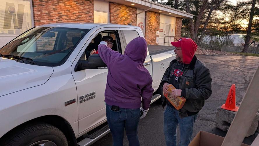 Donations arriving for Spirit of Giving