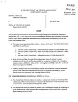 Written order in Michael Slover Jr. case